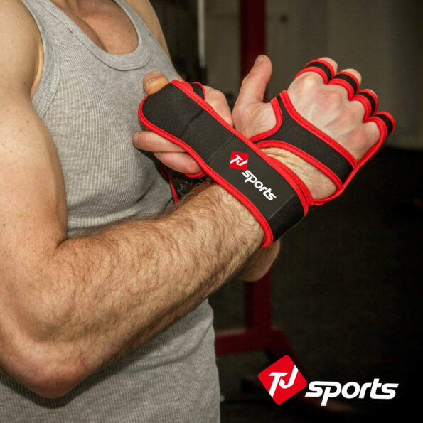 tj pro gloves Red