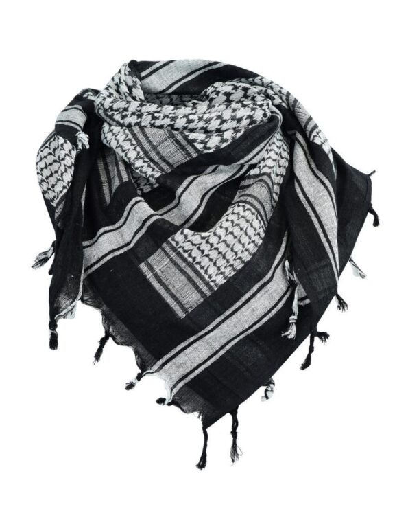Black & White Shemagh Scraf Black & White Shemagh Scraf