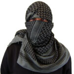 Grey Shemagh scraf