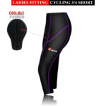 padded shorts purple