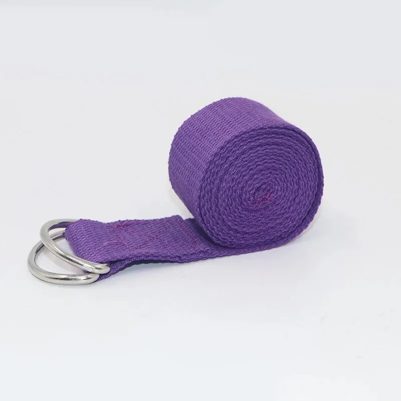 P8 Yoga Strap D-Ring Buckle Purple