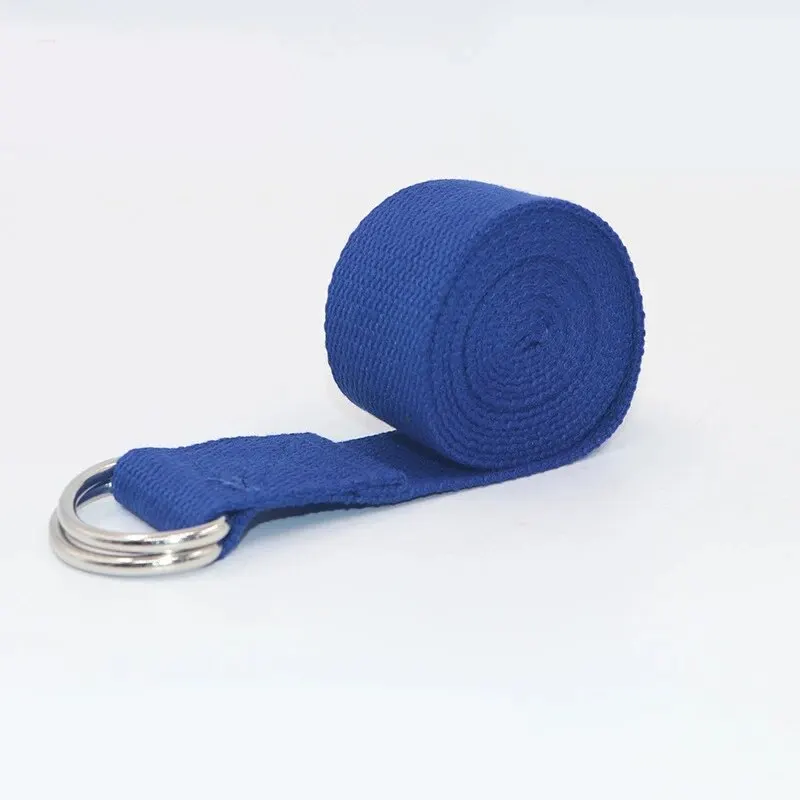 P8 Yoga Strap D-Ring Buckle Blue